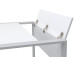 Büro-Set >Hamburg VI< in Weiß aus Metall - 80x33cm (BxH)