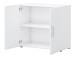 Büro-Set >Hamburg VI< in Weiß aus Metall - 80x33cm (BxH)