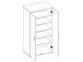 Schuhschrank >Nolana< in Sonoma-Eiche - 55x108x34cm (BxHxT)