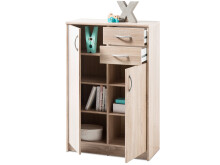 Kommode >Olli< in Sonoma-Eiche - 74x112x35cm (BxHxT)