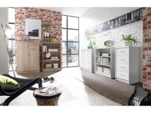 Kommode >Olli< in Weiß - 74x86x35cm (BxHxT)