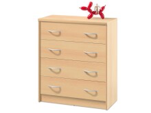 Kommode >Olli< in Buche - 74x86x35cm (BxHxT)