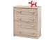 Kommode >Olli< in Sonoma-Eiche - 74x86x35cm (BxHxT)