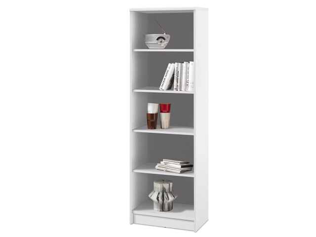 Regal >Olli< in Weiß - 54x148x34cm (BxHxT)