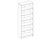 Regal >Olli< in Buche - 72x198x34cm (BxHxT)