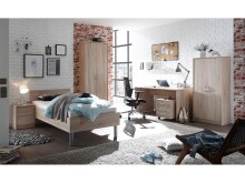 Aktenschrank >Olli< in Sonoma-Eiche - 72x148x35cm (BxHxT)