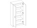 Aktenschrank >Olli< in Sonoma-Eiche - 72x148x35cm (BxHxT)