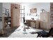 Schreibtisch >Olli< in Sonoma-Eiche - 150x75x75cm (BxHxT)