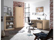 Rollcontainer >Olli< in Buche - 46x48x54cm (BxHxT)
