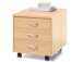 Rollcontainer >Olli< in Buche - 46x48x54cm (BxHxT)