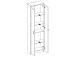 Garderobenschrank >Selene< in Sonoma-Eiche - 55x190x25cm (BxHxT)