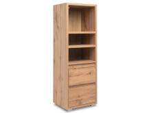 Regal >Ravenna< in Honig-Eiche - 45x131x37cm (BxHxT)