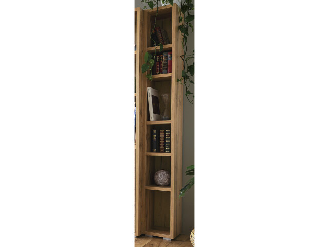 Regal >Ravenna IV< in Honig-Eiche - 25x191x27cm (BxHxT)