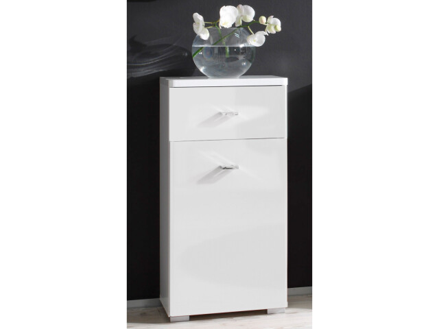 Unterschrank >Barnsley< in Weiß aus MDF - 38x78x31cm (BxHxT)
