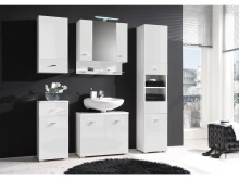 Unterschrank >Barnsley< in Weiß aus MDF - 38x78x31cm (BxHxT)