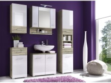 Hängeschrank >Barnsley< in San Remo Eiche aus MDF - 38x73x26cm (BxHxT)