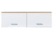 Hängeschrank >Arlington I< in chrom matt aus Metall - 120x38x38cm (BxHxT)