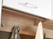 Hängeschrank >Arlington I< in chrom matt aus Metall - 120x38x38cm (BxHxT)