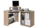Eckschreibtisch >Marcel< in Sonoma-Eiche - 135x94x95cm (BxHxT)