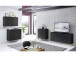 Kommode >Redditch< in Anthrazit aus Metall - 80x95x41cm (BxHxT)
