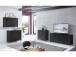 Kommode >Redditch< in Anthrazit aus Metall - 80x95x41cm (BxHxT)