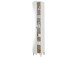 Hochschrank >Kleo< - in weiss - 33.5x195.5x31.5cm (BxHxT)