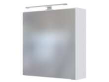Badezimmer-Set >Davos< (6-teilig) in Weiß Wotan Eiche Nachbildung - 170x47 (BxT)