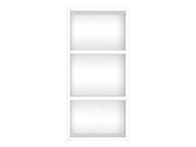 Badezimmer-Set >Davos< (6-teilig) in Weiß Wotan Eiche Nachbildung - 200x47 (BxT)