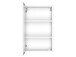 Badezimmer-Set >Baabe< (5-teilig) in Weiß - 170x47cm (BxT)