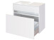 Badezimmer-Set >Baabe< (5-teilig) in Weiß - 170x47cm (BxT)