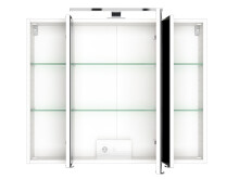 Badezimmer-Set >Baabe< (5-teilig) in Weiß - 190x47cm (BxT)