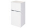 Badezimmer-Set >Baabe< (5-teilig) in Weiß - 190x47cm (BxT)