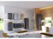 Badezimmer-Set >Baabe< (5-teilig) in Grau-Matt Graphit - 210x47cm (BxT)