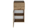 Badezimmer-Set >Baabe< (5-teilig) in Wotan-Eiche - 190x47cm (BxT)