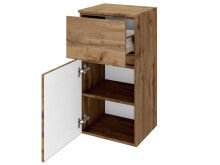 Badezimmer-Set >Baabe< (5-teilig) in Wotan-Eiche - 170x47cm (BxT)