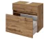 Badezimmer-Set >Baabe< (5-teilig) in Wotan-Eiche - 170x47cm (BxT)