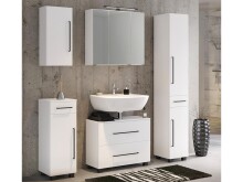 Badezimmer-Set >Luzern< in Weiß -...