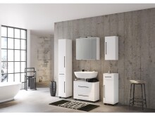 Badezimmer-Set >Luzern< in Weiß - 160x180x35cm (BxHxT)