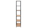 Regal >Carney< in Wildeiche aus Metall - 77x185x35cm (BxHxT)