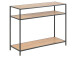 Konsolentisch >Carney< in Wildeiche aus Metall - 100x79x35cm (BxHxT)