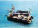 Couchtisch >Carney< in Wildeiche aus Metall - 100x40x50cm (BxHxT)