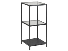 Regal >Carney< in Schwarz/matt aus Metall -...