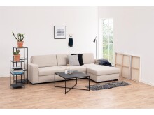 Regal >Carney< in Schwarz/matt aus Metall - 35x82,5x37cm (BxHxT)