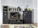Highboard >Jasmin< in Graphit aus Metall - 93x150x42cm (BxHxT)