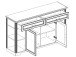 Sideboard >Jasmin< in Graphit aus Metall - 171x102x48cm (BxHxT)