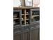 Highboard >Jasmin< in Graphit aus Metall - 143x150x42cm (BxHxT)