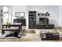 TV-Board >Jasmin< in Graphit - 193x54x51cm (BxHxT)