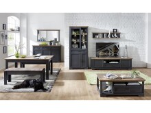 Couchtisch >Jasmin< in Graphit - 120x45x67cm (BxHxT)