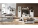 Wohnwand >Jasmin< in Pinie-Hell aus Metall - 299x204x51cm (BxHxT)