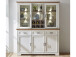 Buffet >Jasmin< in Pinie-Hell aus Metall - 166x205x48cm (BxHxT)